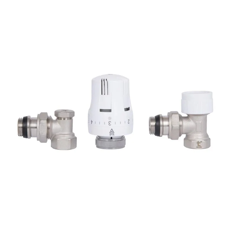 Термостатичний набір Thermo Alliance TAS352W15 кутовий 1/2" латунь 185х125х85 мм