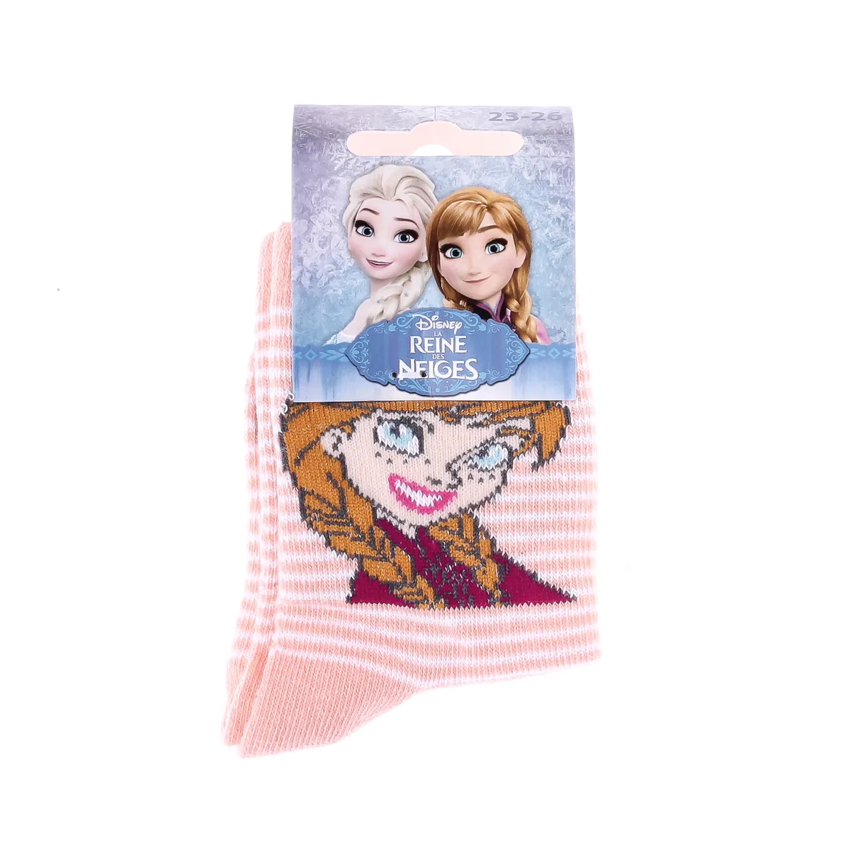 Шкарпетки FROZEN 64% бавовна 23-26 світло-рожевий