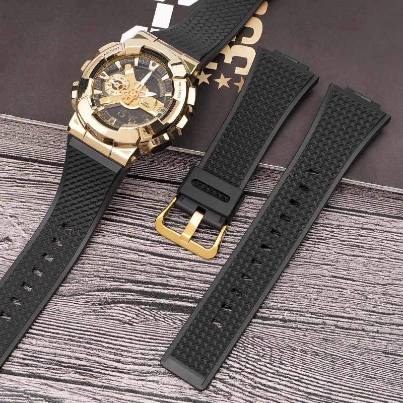 Ремінець Casio полімерний 16 мм чорний 21,3 см