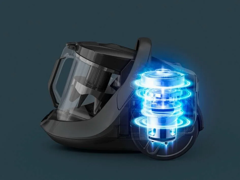 Пилосос Rowenta безмішковий Green Force Cyclonic Effitech+, 500 Вт, контейнер - 2,5 л, HEPA-фільтр, чорний.