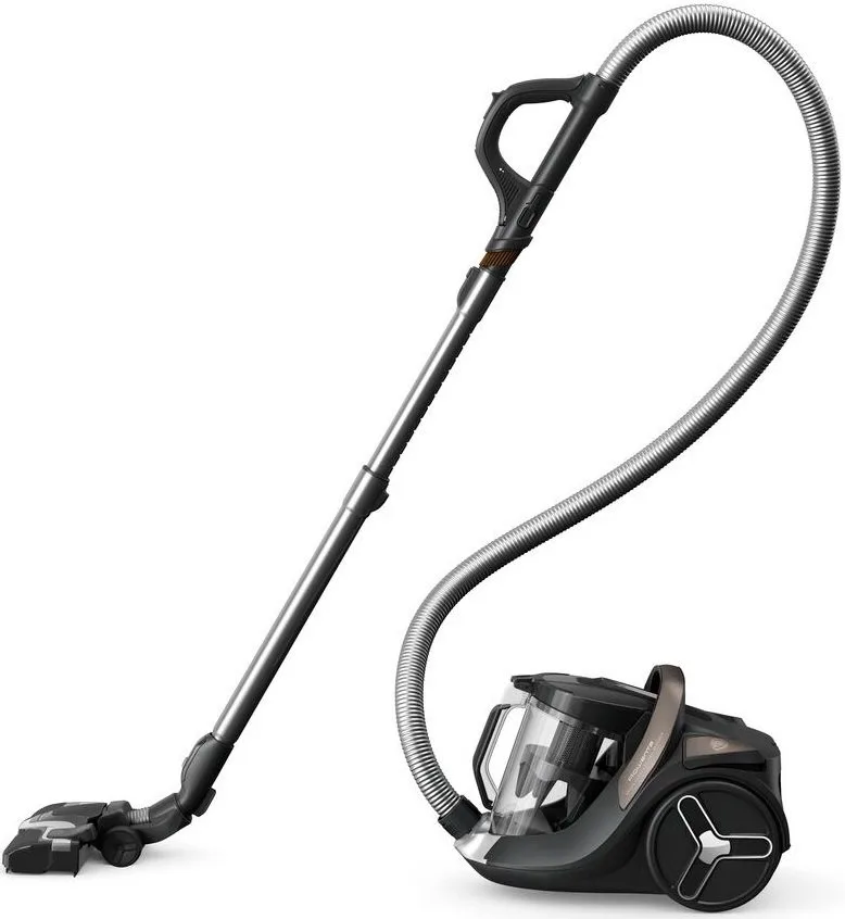 Пилосос Rowenta безмішковий Green Force Cyclonic Effitech+, 500 Вт, контейнер - 2,5 л, HEPA-фільтр, чорний.