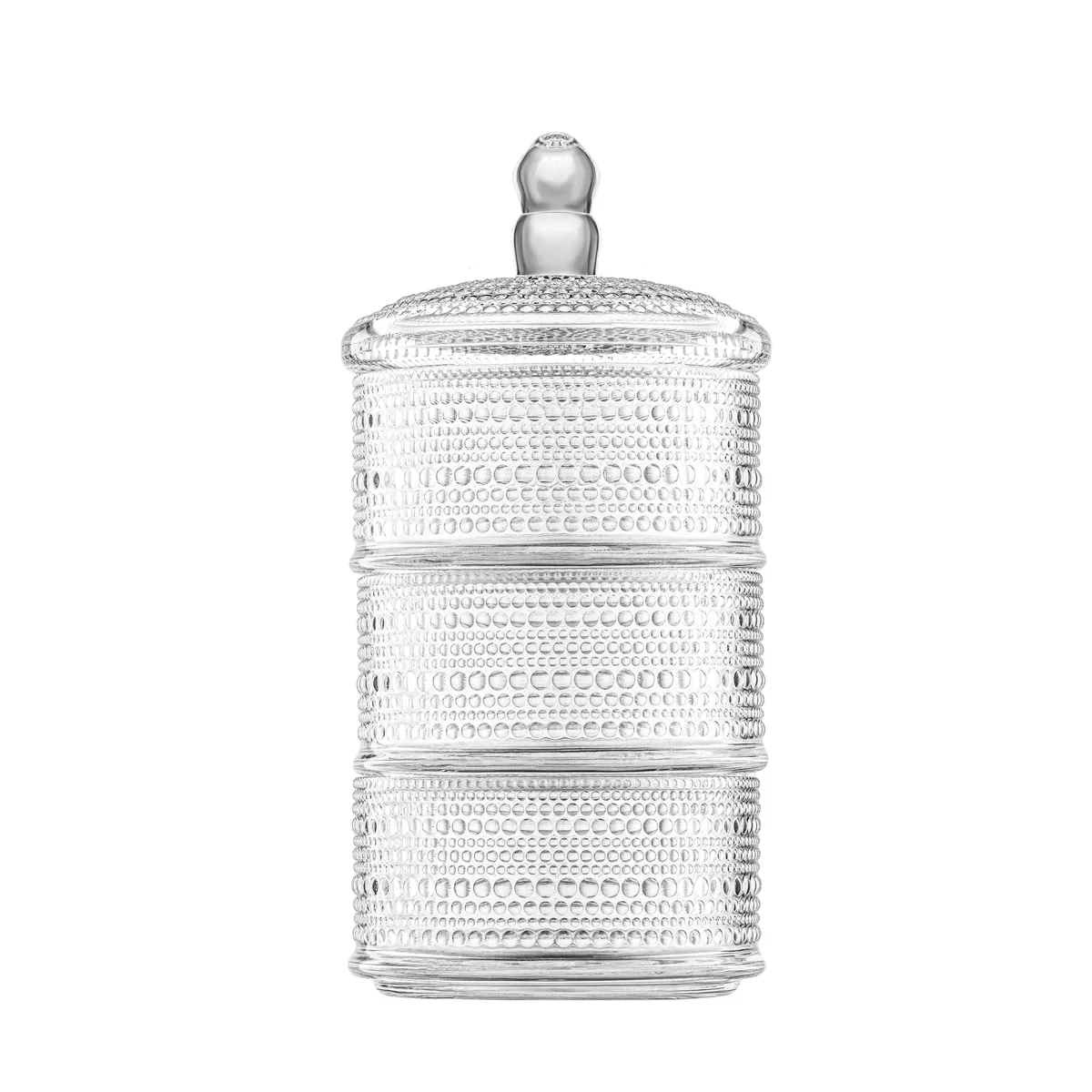 Цукерниця ARDESTO Verbena, 12.5 см, скляна, прозора.