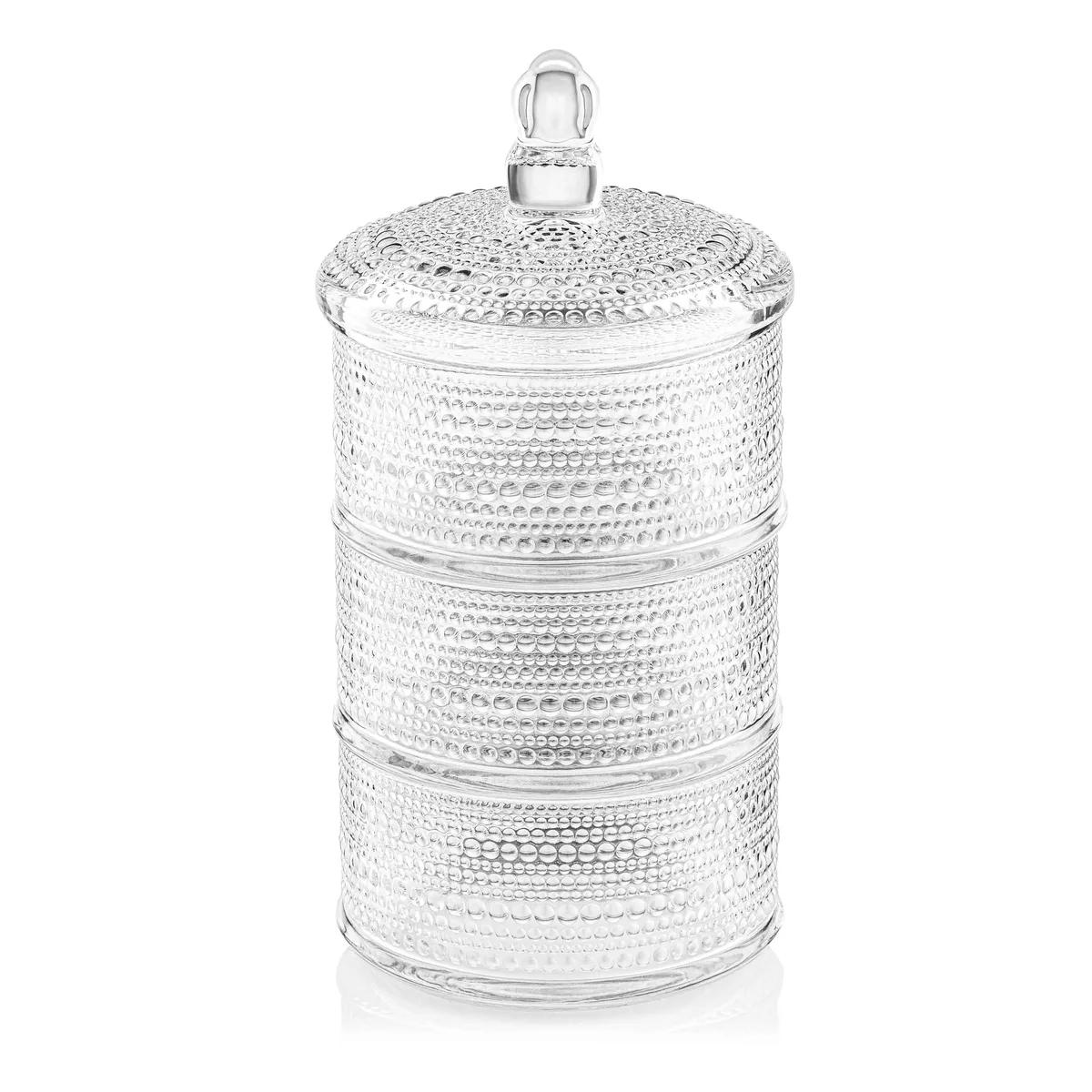 Цукерниця ARDESTO Verbena, 12.5 см, скляна, прозора.