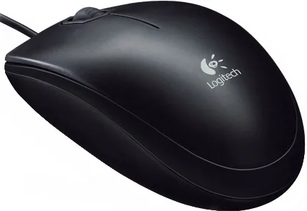 Миша Logitech USB оптична чорна середня 800 dpi