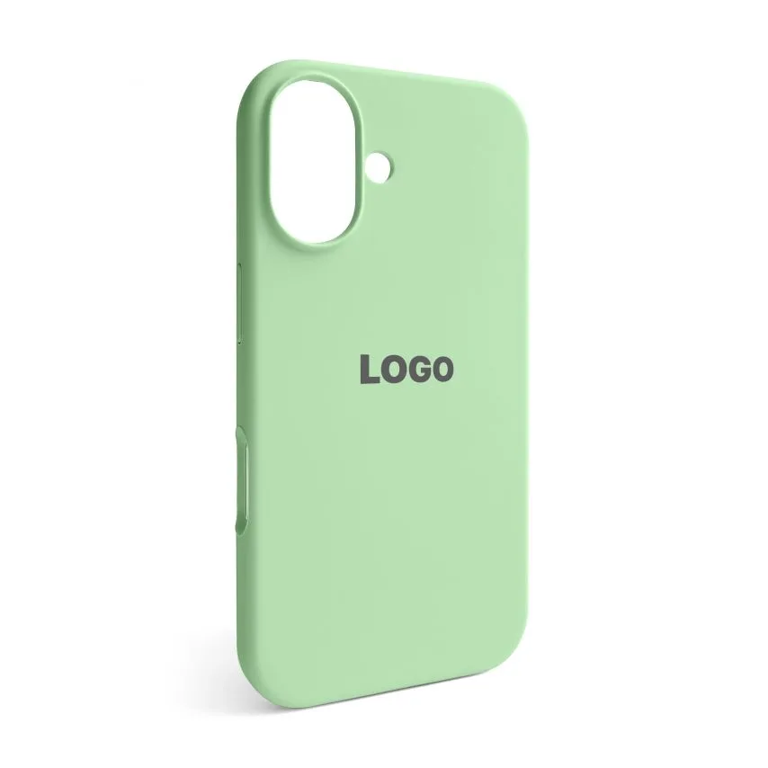 Чохол Silicone Case для Apple iPhone силіконовий 16 зелений