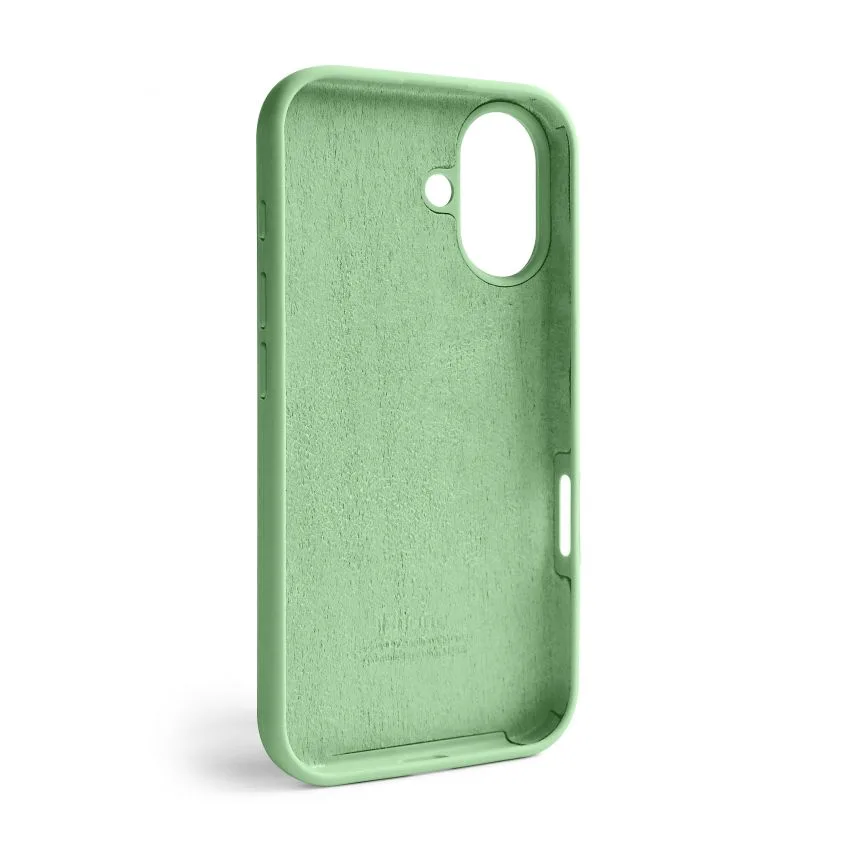 Чохол Silicone Case для Apple iPhone силіконовий 16 зелений