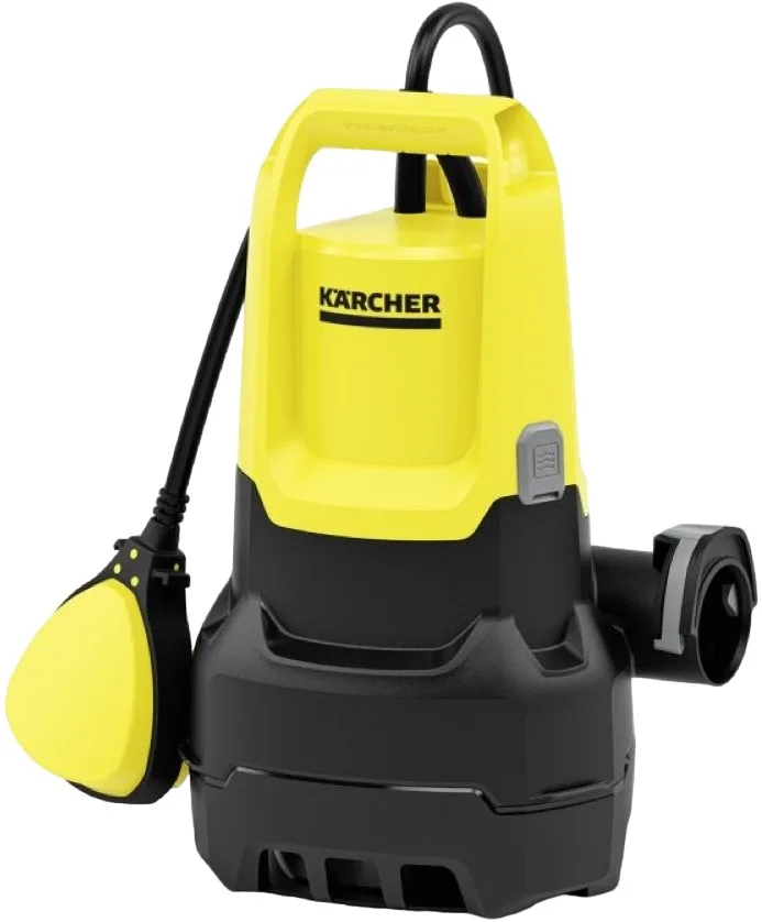 Дренажний насос Karcher 280Вт 9500лгод глибина 7м для чистої та забрудненої води