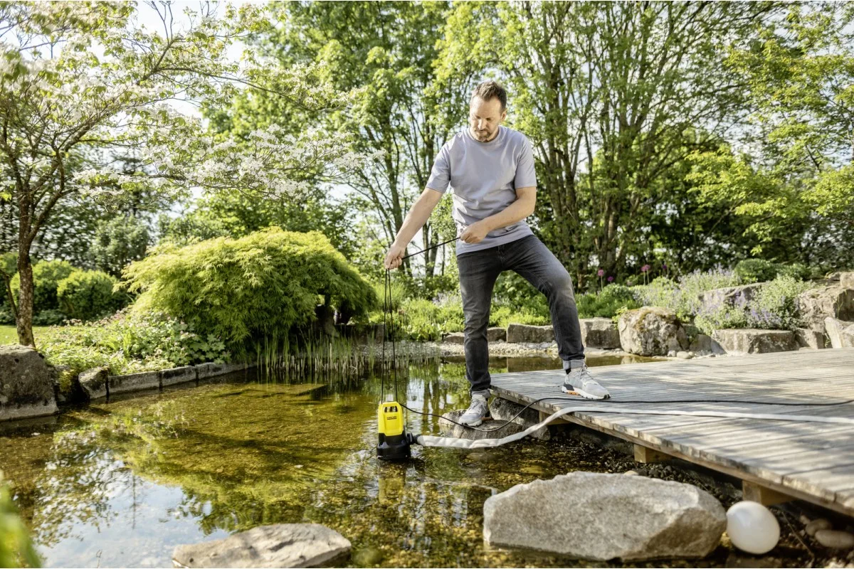 Дренажний насос Karcher 280Вт 9500лгод глибина 7м для чистої та забрудненої води