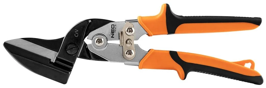 Ножиці для металу Neo Tools, вигнуті, CrMo, 250 мм.