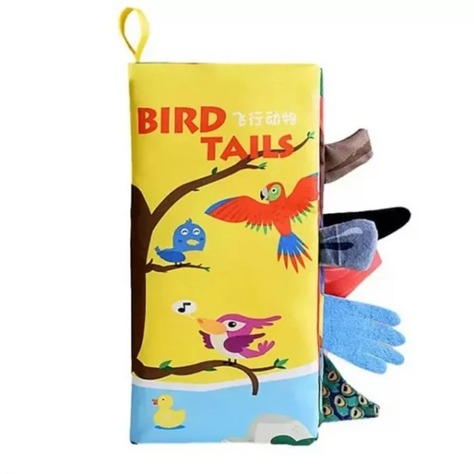 М'яка книга-шуршалка Kids Melody текстиль 10х2х21,5 см різнокольорова