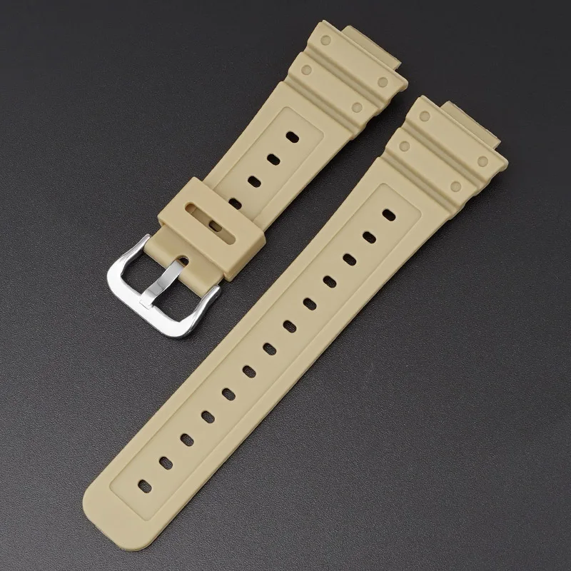 Ремінець Casio поліуретановий 20,2 см бежевий
