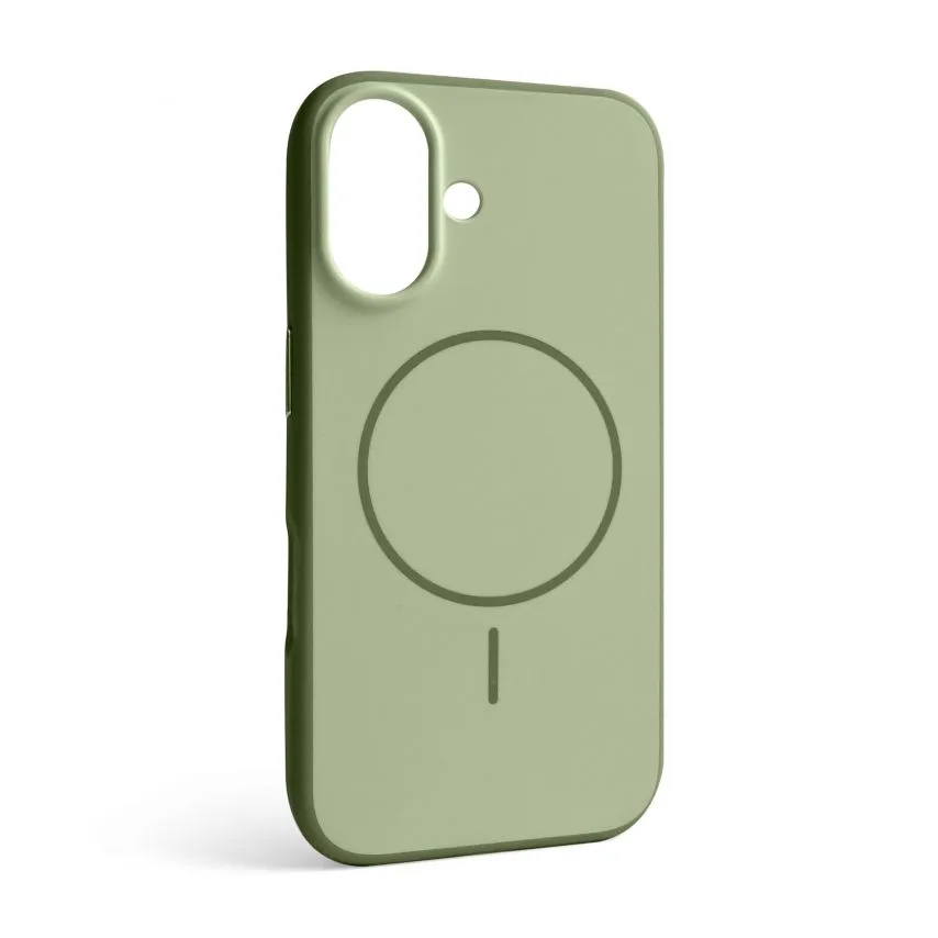 Чохол Soft Matte MagSafe для iPhone 17 TPU PC зелений