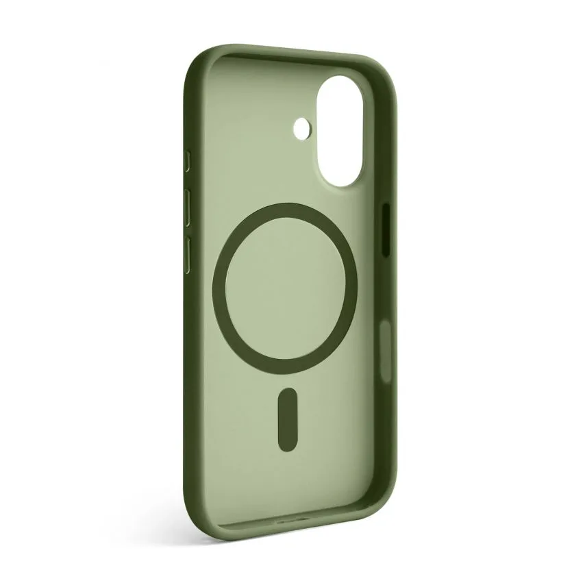 Чохол Soft Matte MagSafe для iPhone 17 TPU PC зелений