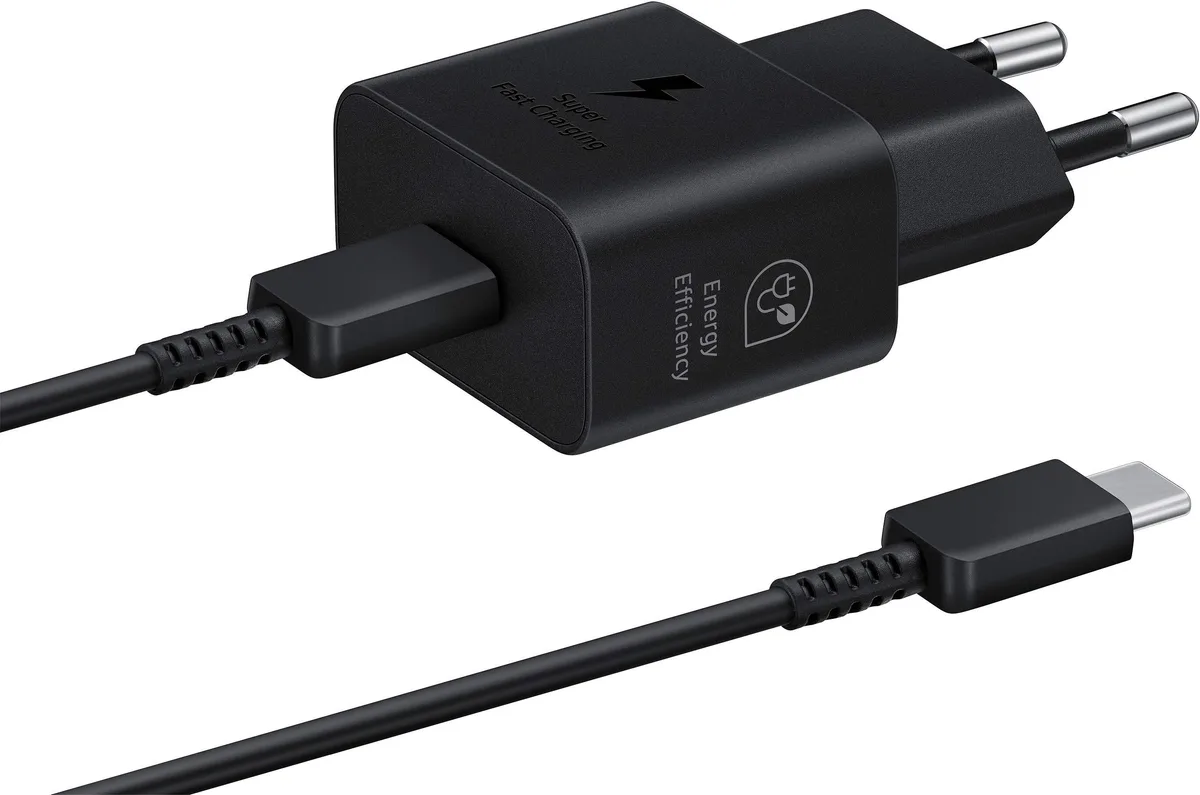 Зарядний пристрій Samsung 25Вт USB-C чорний 1м
