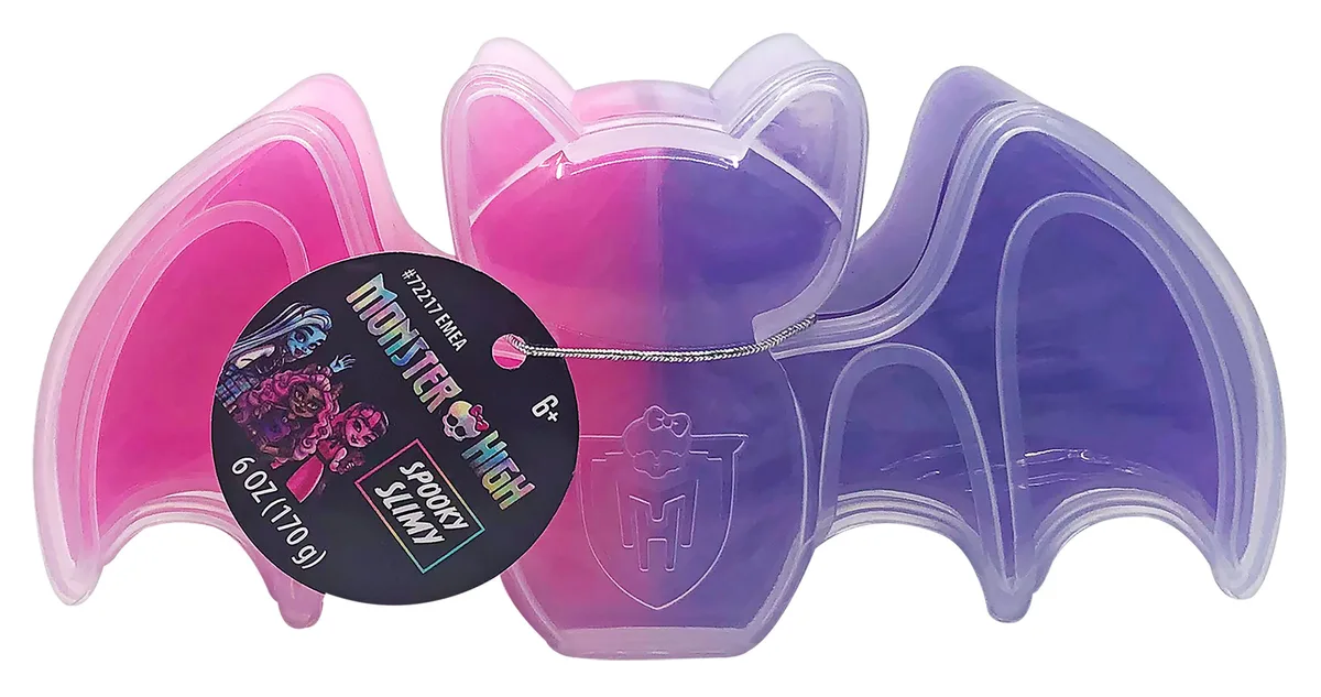 Слайм Cra-Z-Art Monster High Кажан на русский язык будет звучать так: "Слайм Cra-Z-Art Монстр Хай Кажан".
