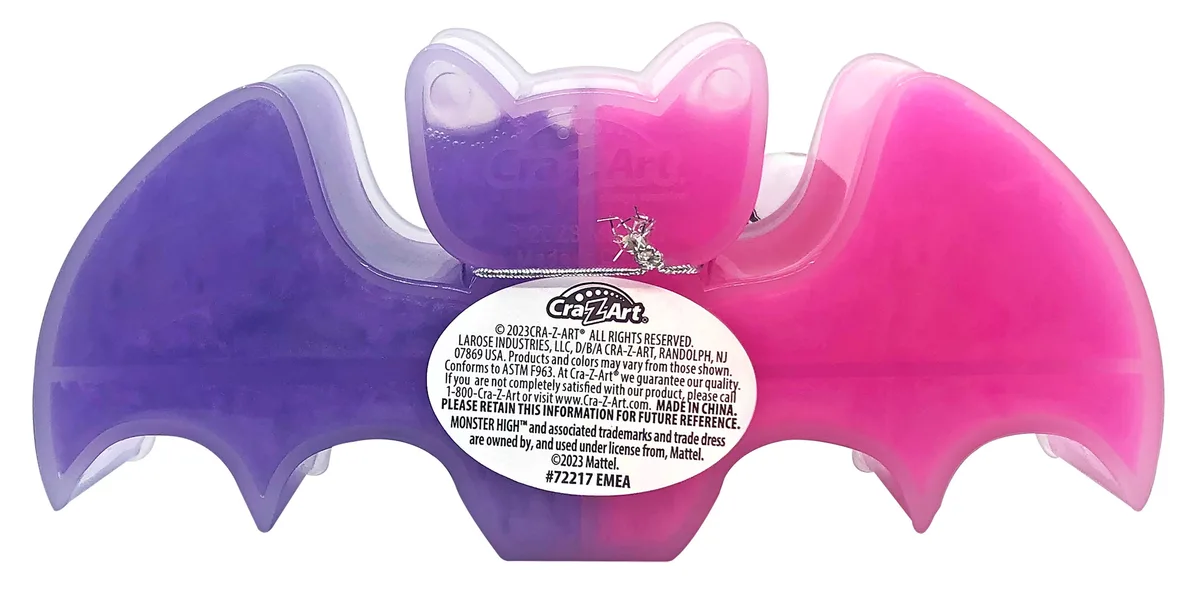 Слайм Cra-Z-Art Monster High Кажан на русский язык будет звучать так: "Слайм Cra-Z-Art Монстр Хай Кажан".