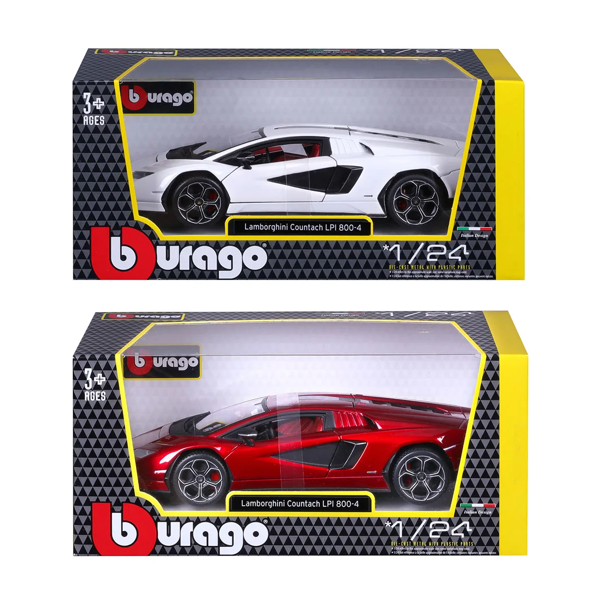 Автомодель Bburago метал 1:24 червона