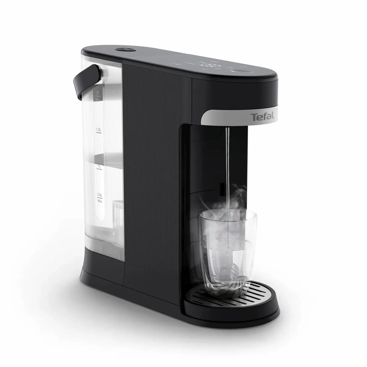 Електричний чайник-диспенсер Tefal Instant Hot Water на 2 літри, 5 температурних режимів, миттєве нагрівання, сенсорне управління,