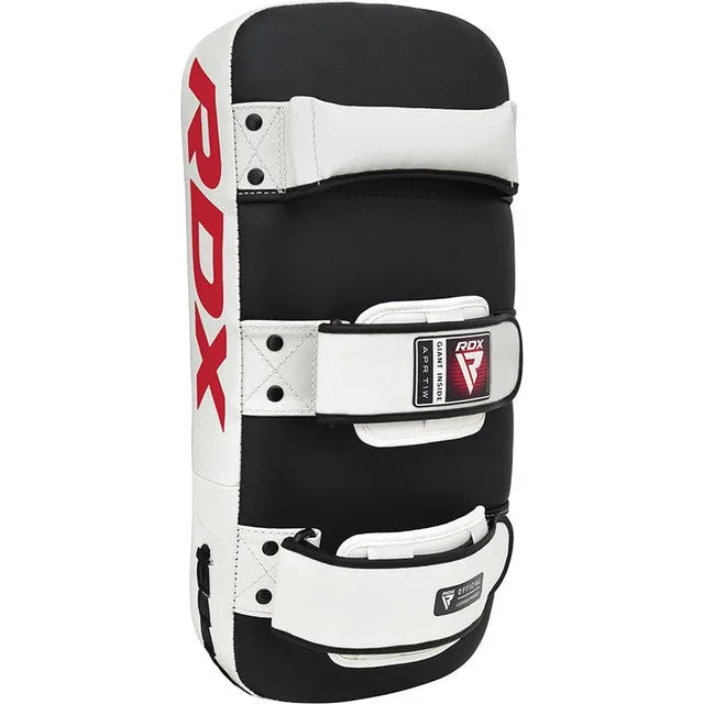 Пад для тайского бокса RDX искусственная кожа белая 1 шт.