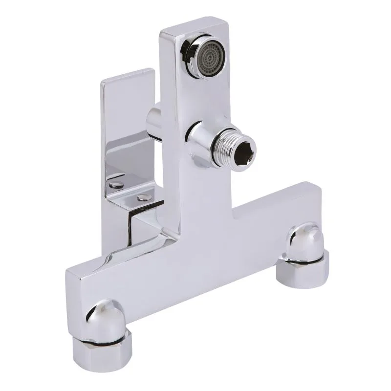 Змішувач для ванни Qtap Gemini QTGEM259CRM45681 хромований латунний 181х196х107 мм