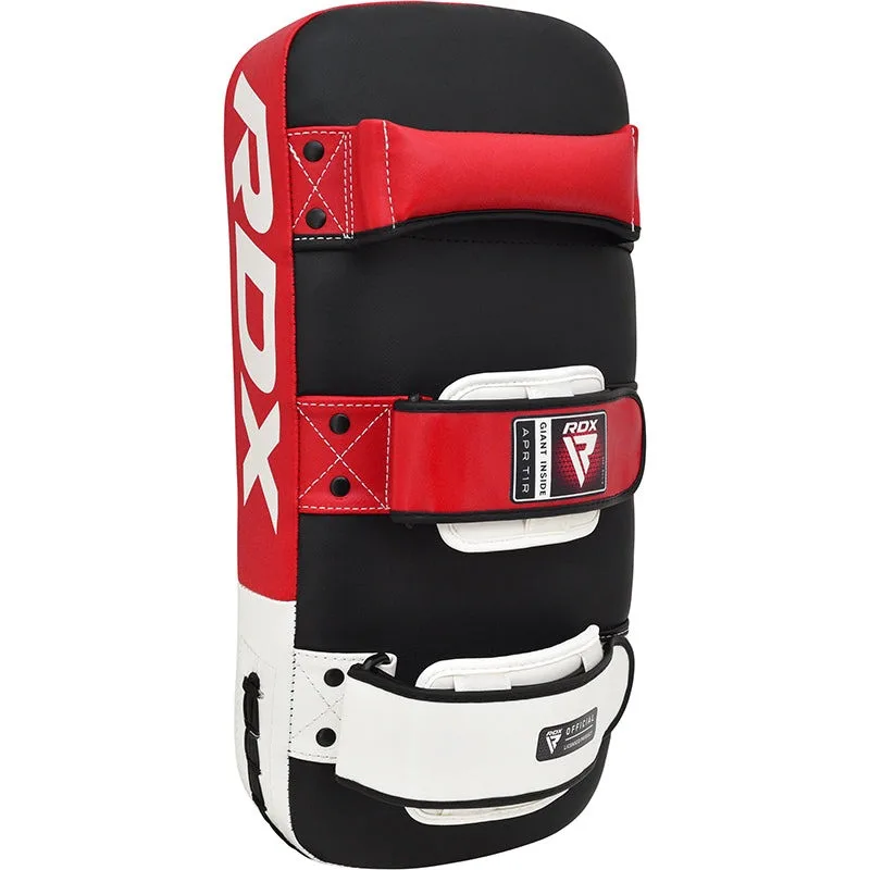 Пад для тайского бокса RDX кожа Maya Hide красный 37х19х8 см