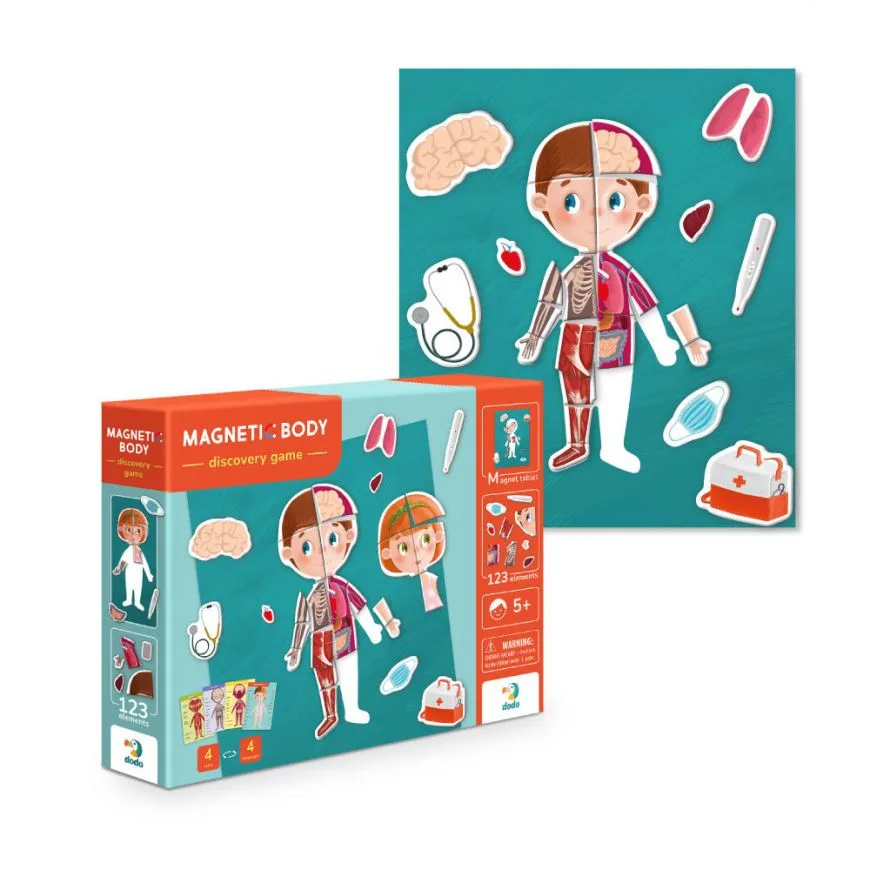Розвиваюча магнітна гра DoDo Toys магнітна планшетка 29,5х37,5 см для дітей 5+