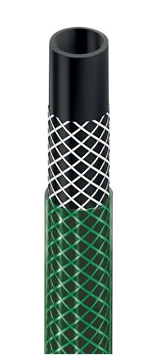 Шланг для саду Cellfast ECONOMIC 3/4" 50м, трислойний, витримує тиск до 20 бар, температурний діапазон -10...+50°C.