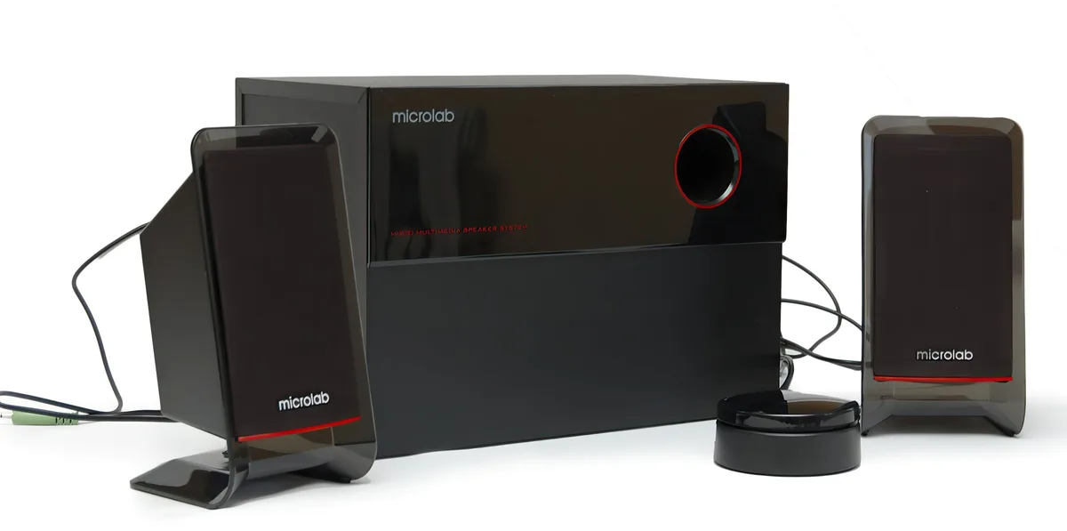 Акустична система Microlab 2.1 MDF 5 дюймів чорна 40 Вт
