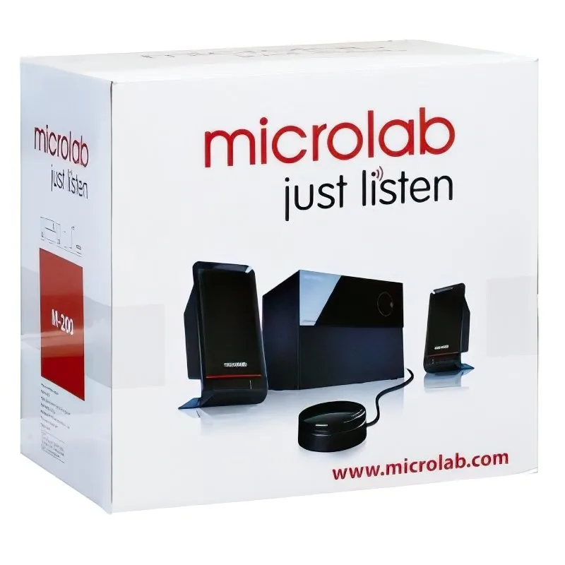 Акустична система Microlab 2.1 MDF 5 дюймів чорна 40 Вт