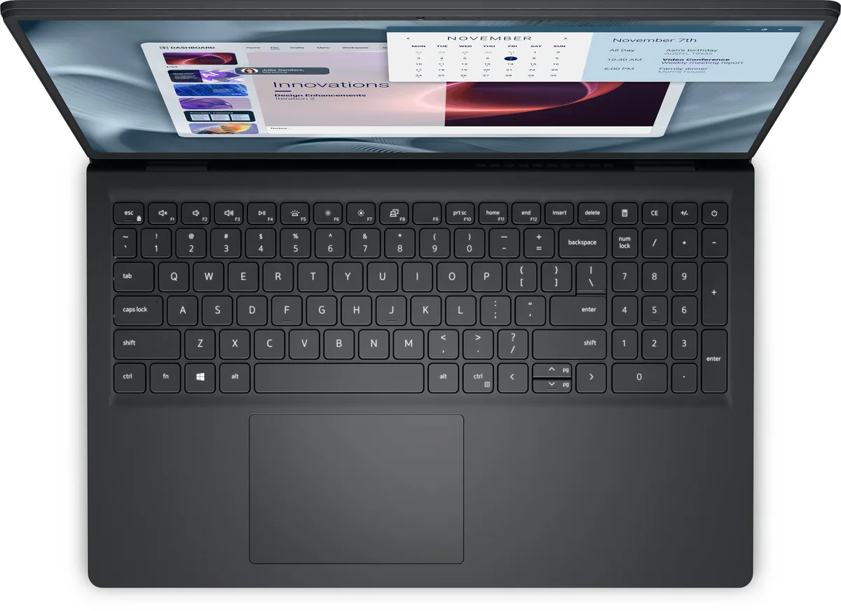 Ноутбук Dell Pro 15 Essential 15.6" FHD AG, AMD R3-7320U, 8GB, F512GB, UMA, Win11, черный