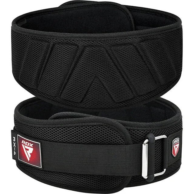 Пояс для важкої атлетики RDX Nylon XL Чорний
