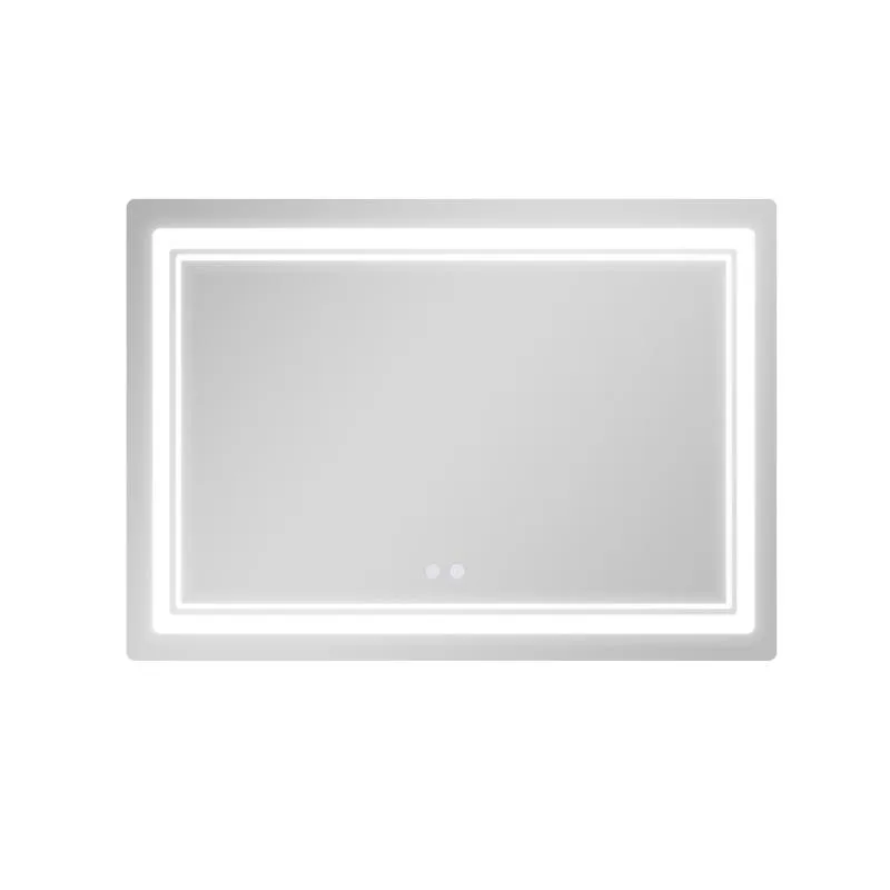 Дзеркало Qtap CA2 з LED-підсвічуванням Touch 1200х800 мм Алюміній/Пластик