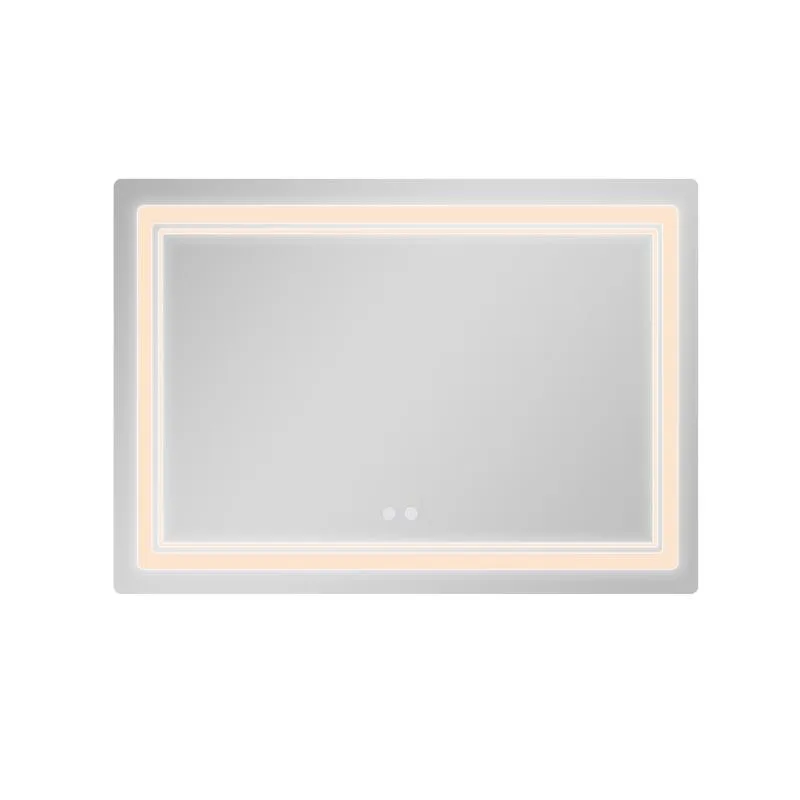 Дзеркало Qtap CA2 з LED-підсвічуванням Touch 1200х800 мм Алюміній/Пластик