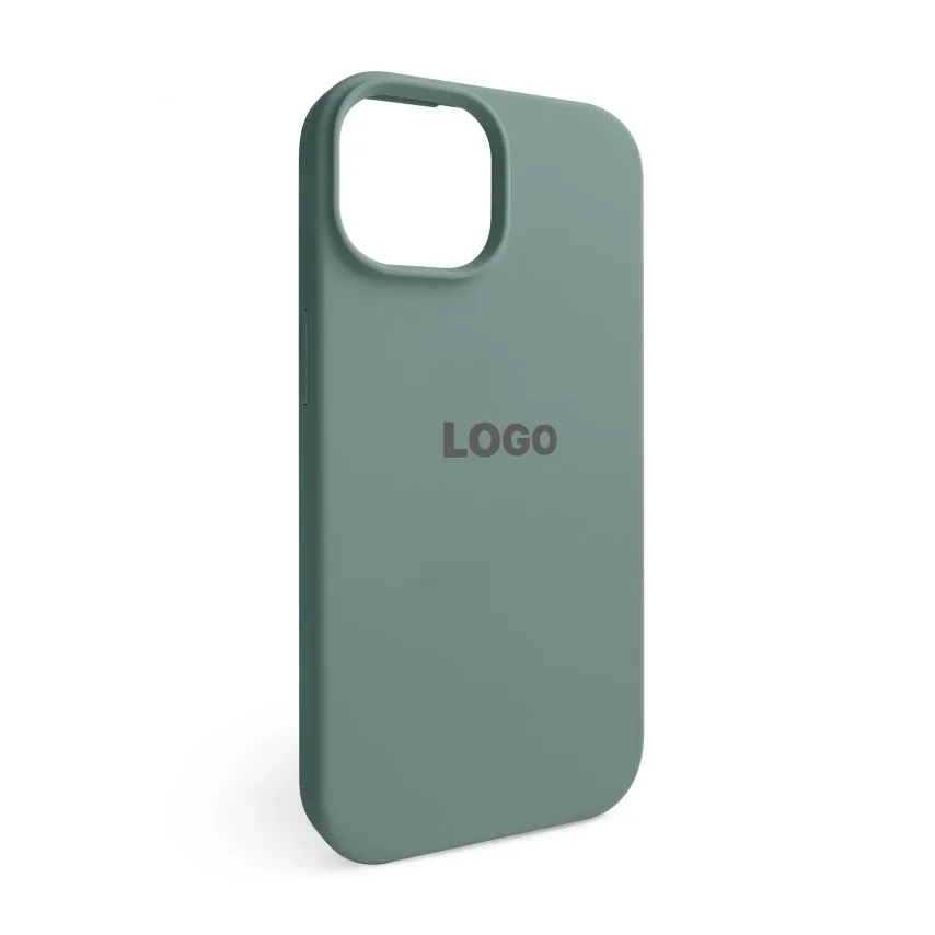 Чохол Silicone Case для Apple iPhone силіконовий 15 зелений