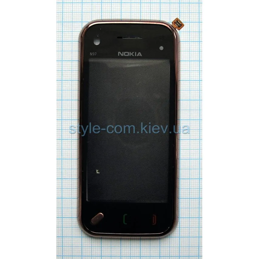 Тачскрін Nokia High Quality 3,2 дюйма коричневий без OCA-плівки