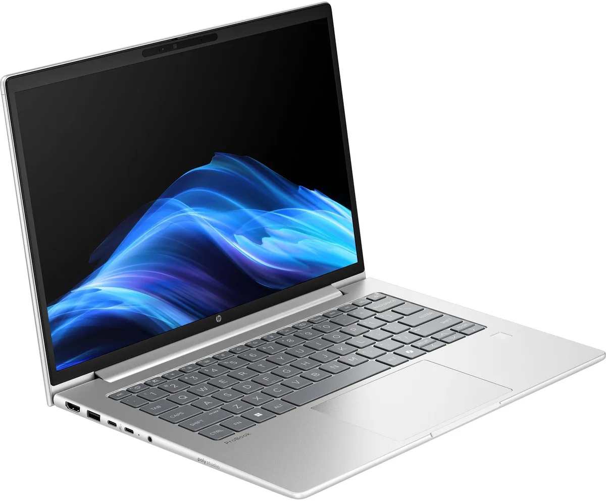 Ноутбук HP ProBook 4-G1i 14" WUXGA IPS AG, Intel U5-225H, 24GB, F1TB, NVD3050-4, DOS, сріблястий