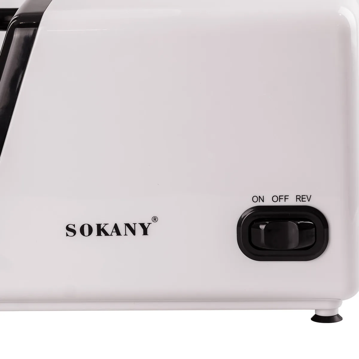 Електрична м'ясорубка Sokany пластик 33х14х32 см біла 2500 Вт з насадками