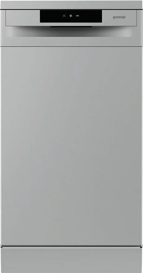 Посудомийна машина Gorenje, 9 комплектів, клас енергоефективності A++, ширина 45 см, з дисплеєм, 2 кошиками, системою AquaStop, сі
