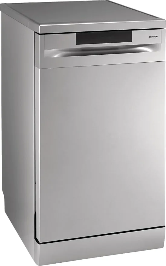 Посудомийна машина Gorenje, 9 комплектів, клас енергоефективності A++, ширина 45 см, з дисплеєм, 2 кошиками, системою AquaStop, сі