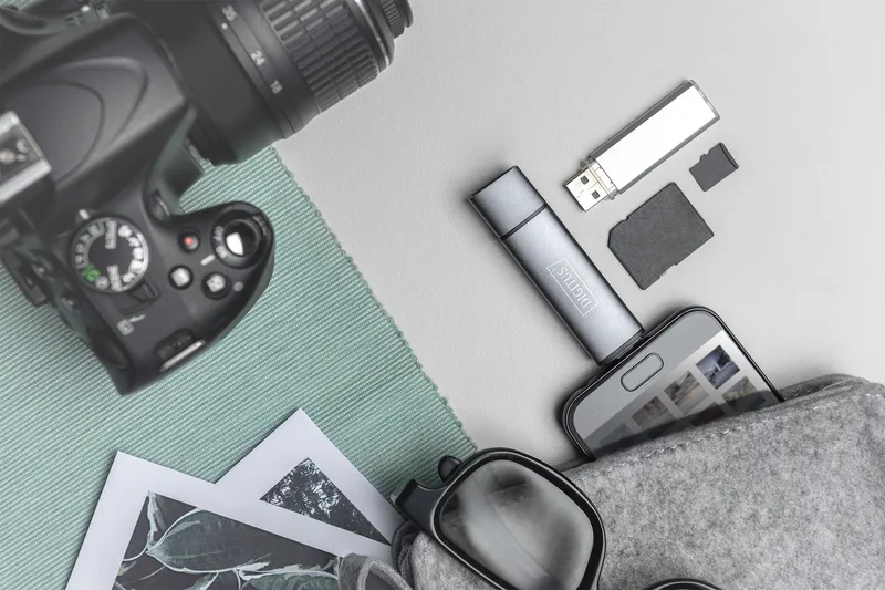 Картридер DIGITUS USB-C/USB 3.0 SD/MicroSD