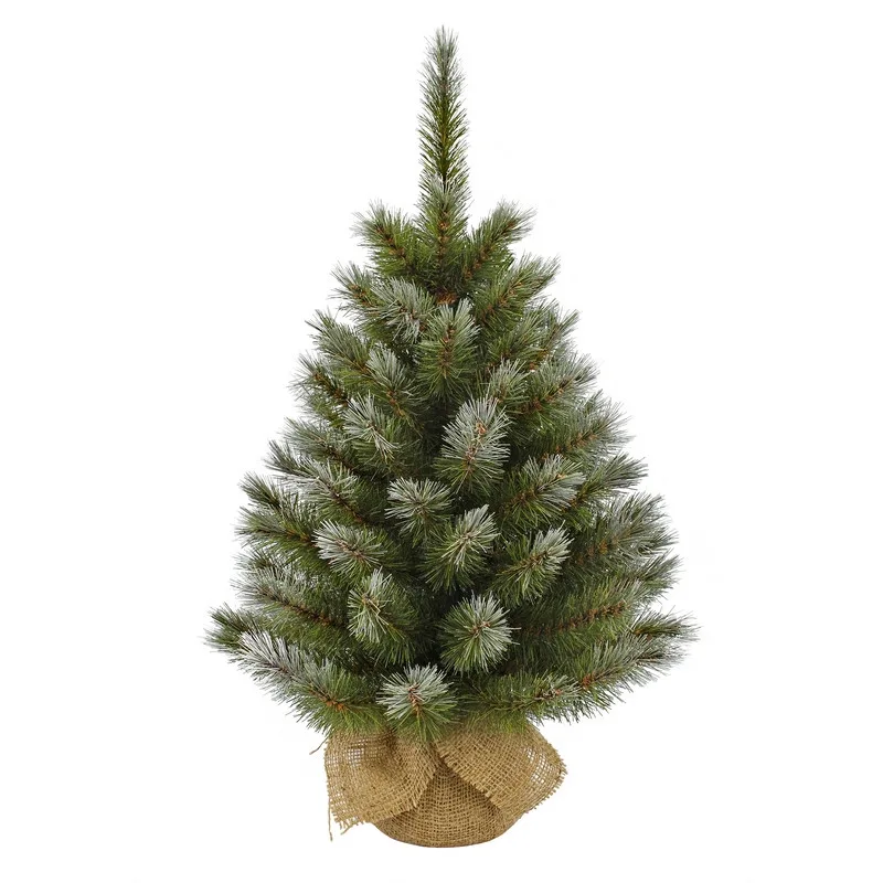 Сосна TriumphTree твердий ПВХ 60 см зелена з інеєм