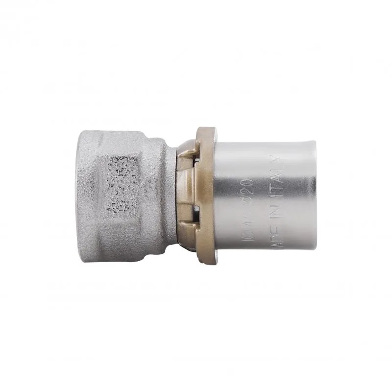 Перехідник прес редукційний Icma 20x1/2" ВР латунь нікельований