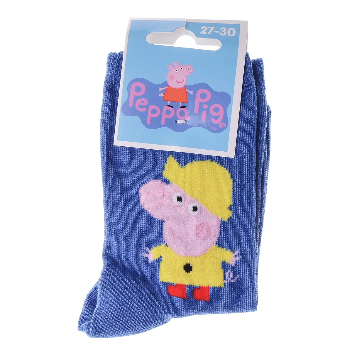 Шкарпетки PEPPA PIG 60% бавовна розмір 19-22 синій