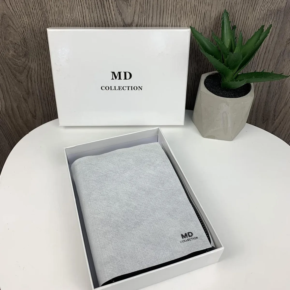 Шкіряний чоловічий клатч MD Collection 11х14,5х2,5 см натуральна шкіра чорний