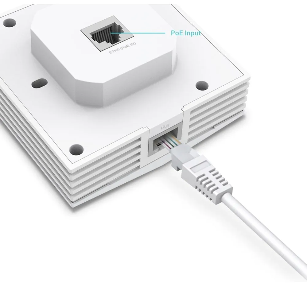 Точка доступу TP-LINK EAP650 WALL AX3000, 1xGE, 1xGE out, PoE