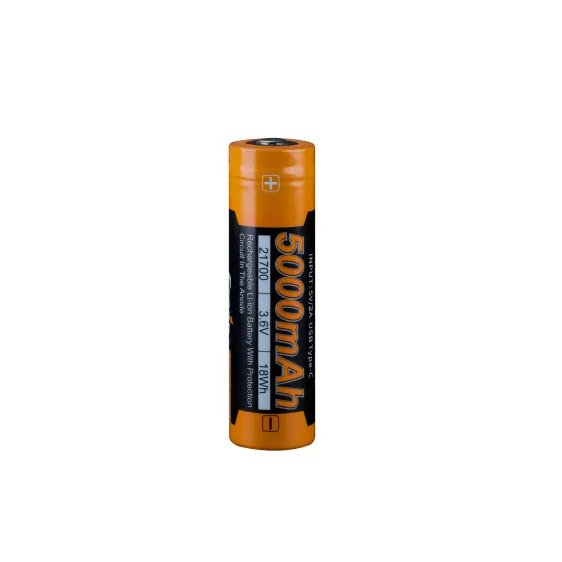 Акумулятор Fenix Li-Ion 21700 5000 мАг з USB Type-C зарядка
