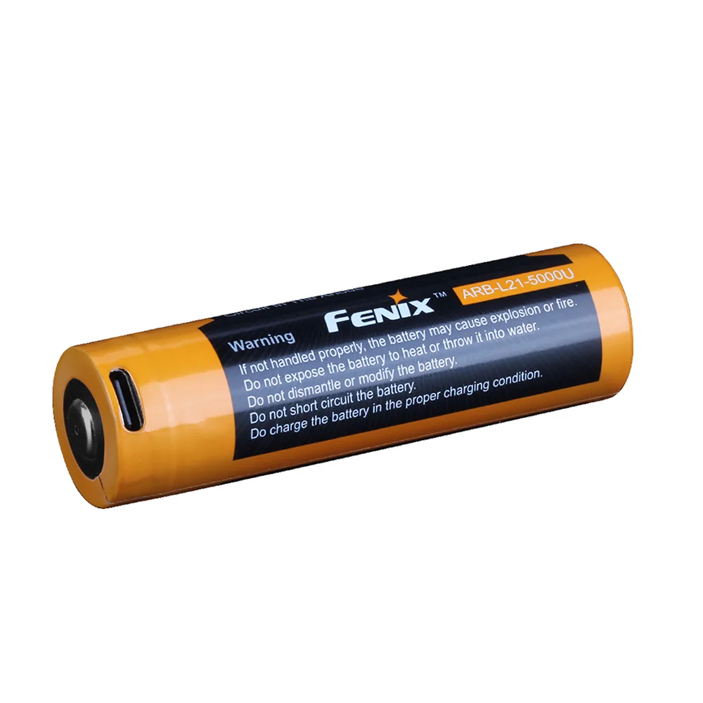 Акумулятор Fenix Li-Ion 21700 5000 мАг з USB Type-C зарядка
