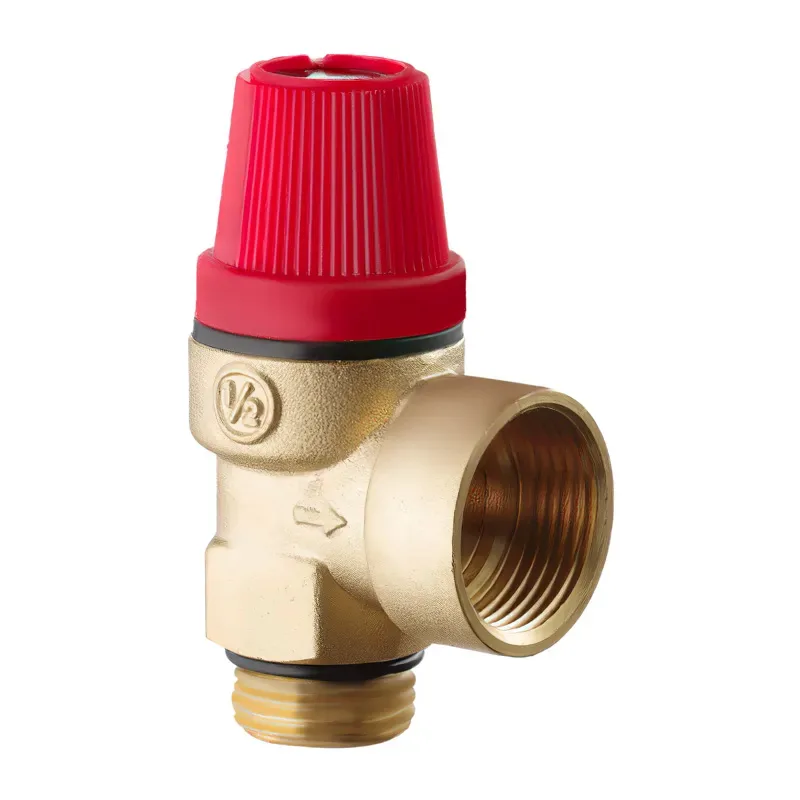 Клапан запобіжний Koer латунний 1/2"х3/4" 6 бар