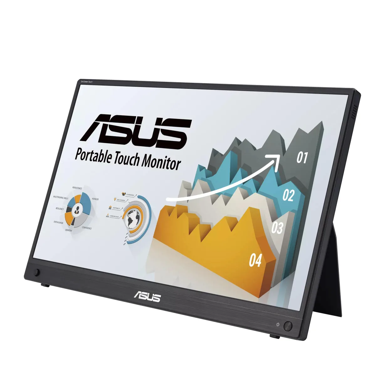 Монітор портативний Asus 15.6" ZenScreen MB16AHT mHDMI, 2xUSB-C, MM, IPS, Touch