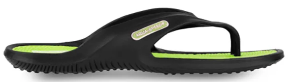 Шльопанці AQUA SPEED ПВХ 37 чорний салатовий